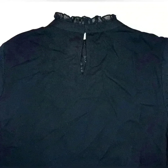 Zara Women’s Black Long Sleeve Dress High Neck Size- Small - Picture 9 of 10